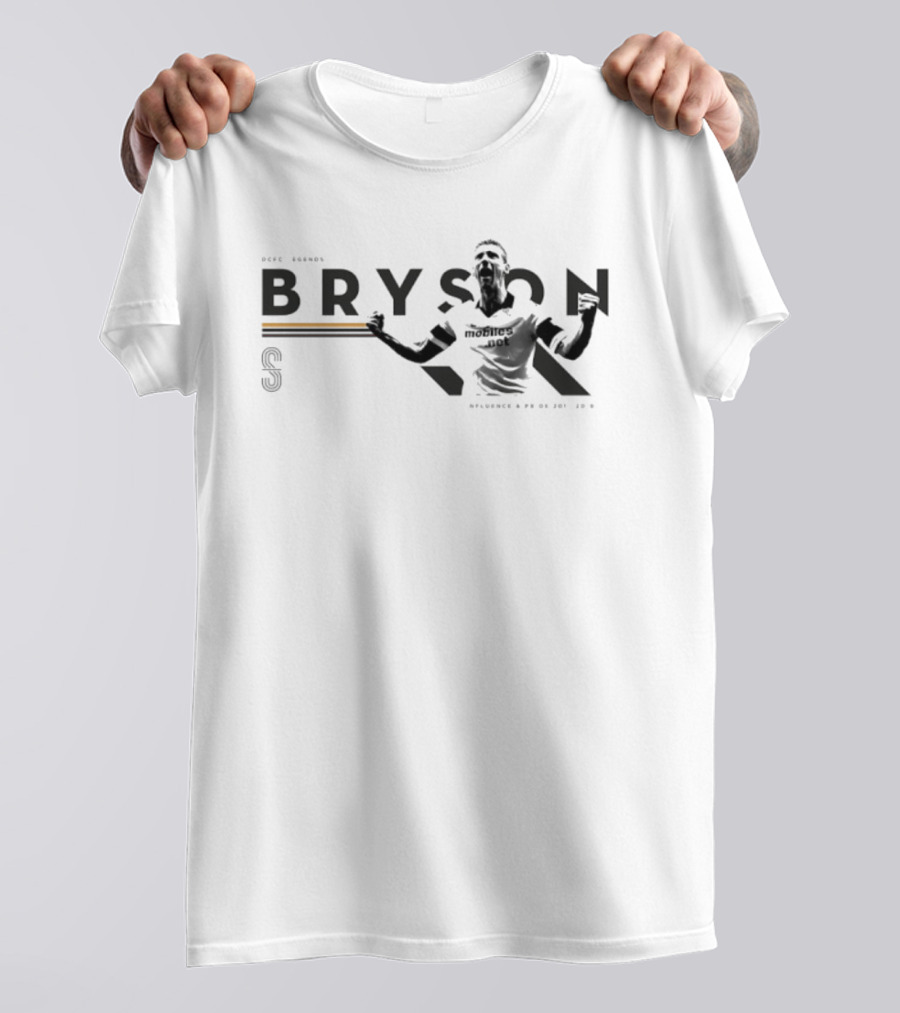 Craig Bryson Derby County DCFC Legends Football Program T-Shirt
