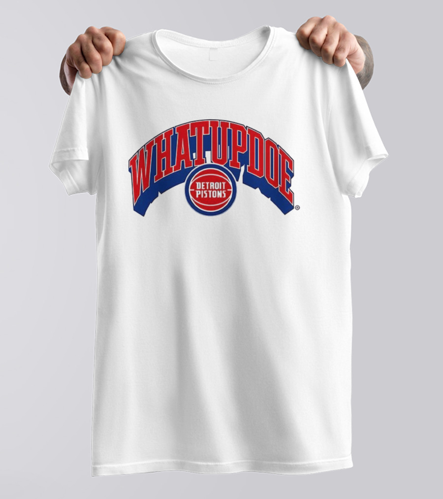 Whatupdoe Detroit Pistons Basketball T-Shirt