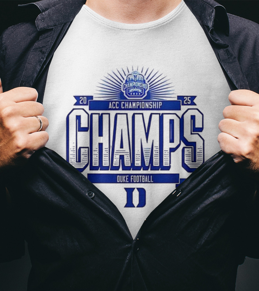 Duke Football ACC Championship Champs 2025 T-Shirt