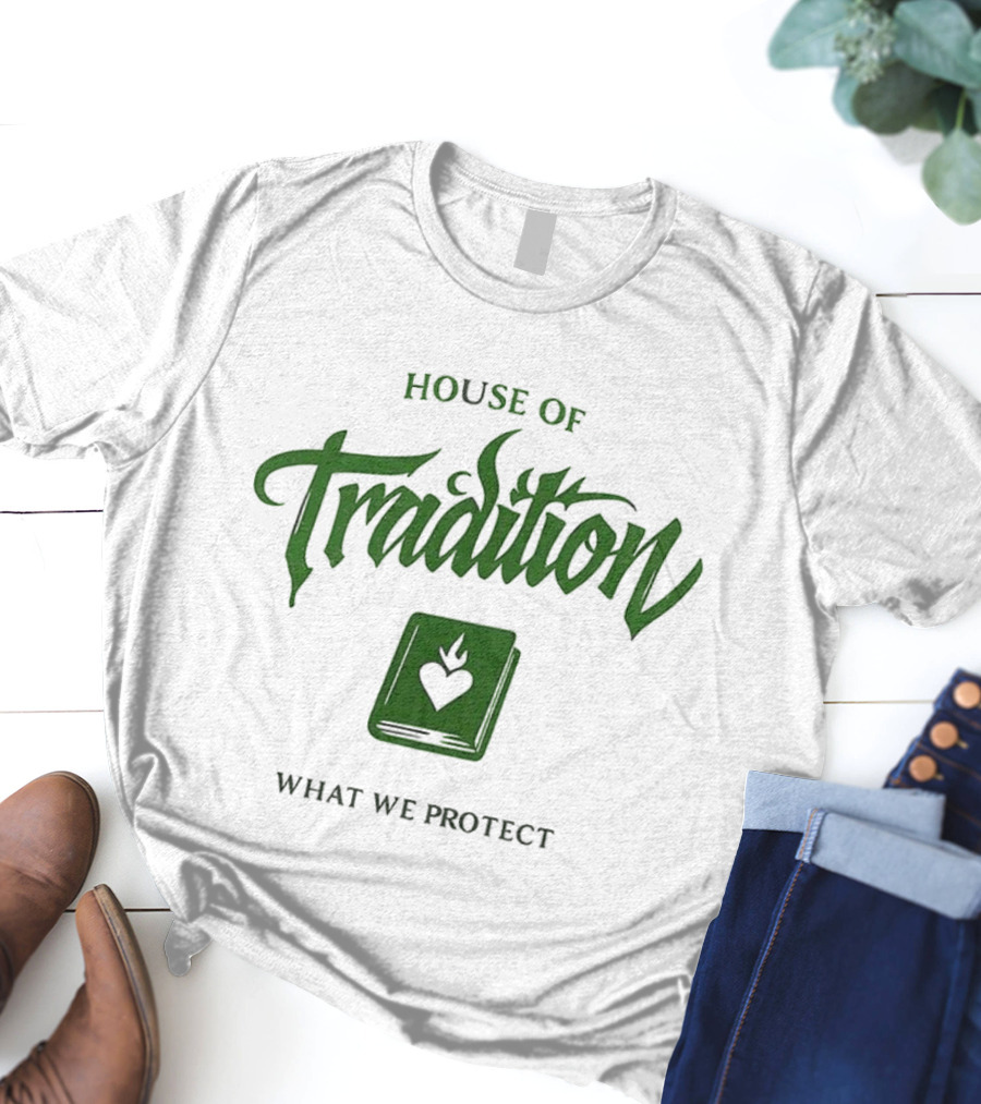 House Of Tradition Sacred Book What We Protect T-Shirt