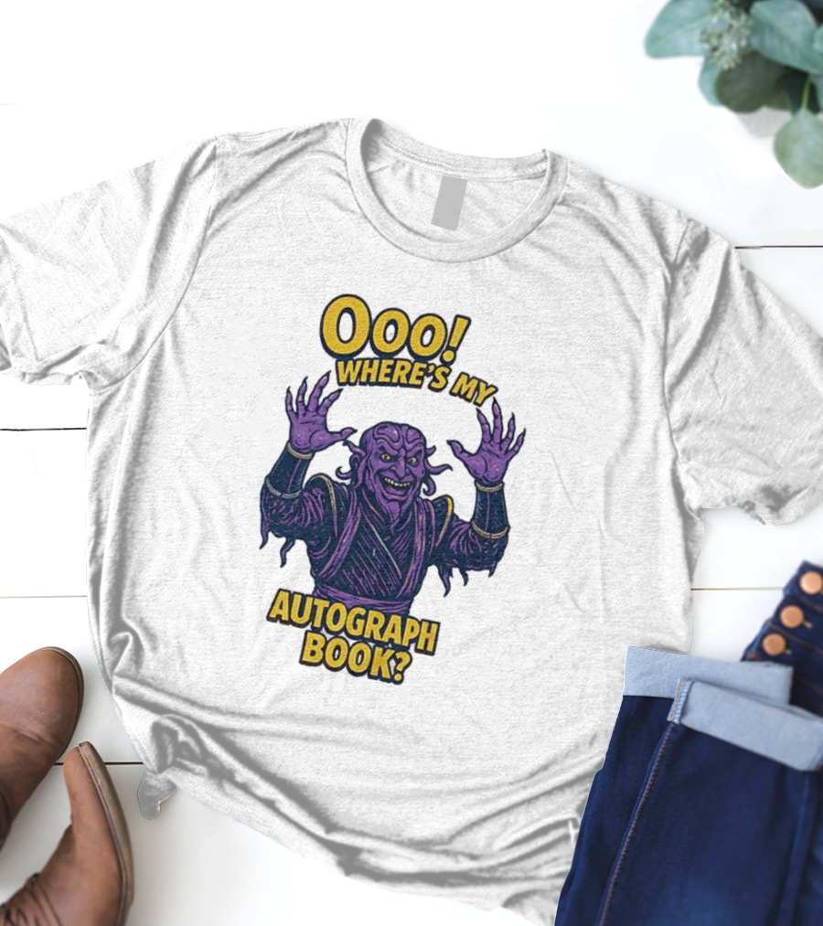 Ivan Ooze Ooo Where's My Autograph Book T-Shirt
