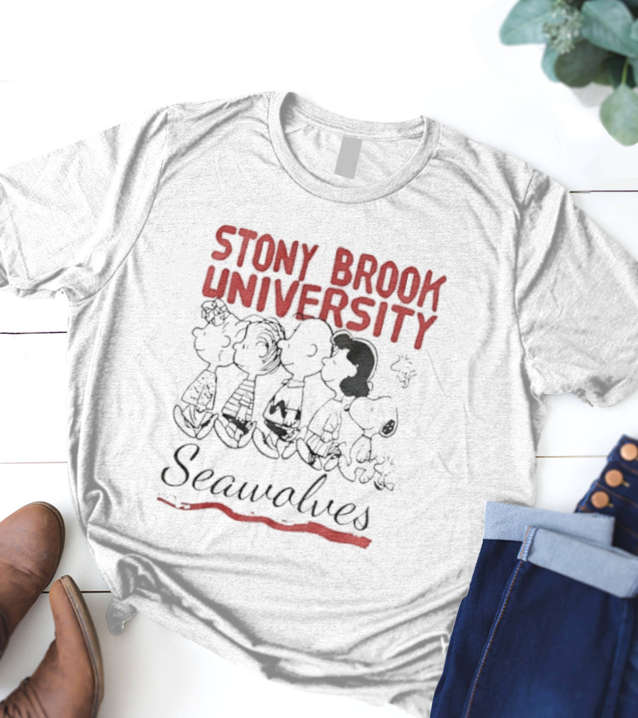 Stony Brook University Peanuts Gang Seawolves T-Shirt