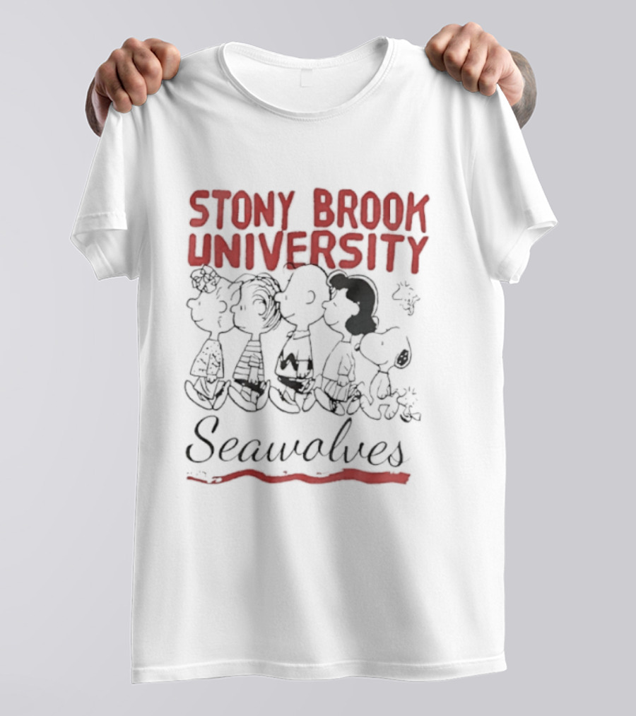Stony Brook University Peanuts Gang Seawolves T-Shirt