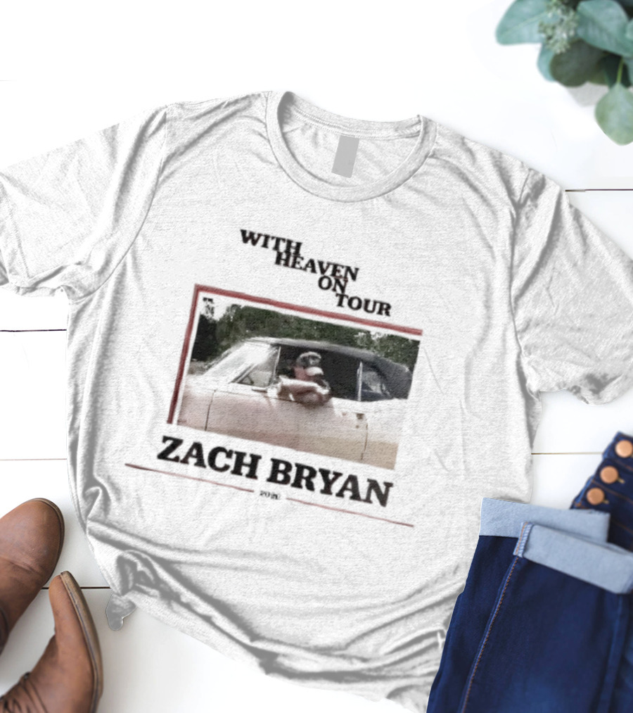 Zach Bryan With Heaven On Tour 2026 T-Shirt