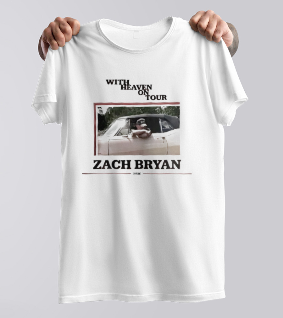 Zach Bryan With Heaven On Tour 2026 T-Shirt