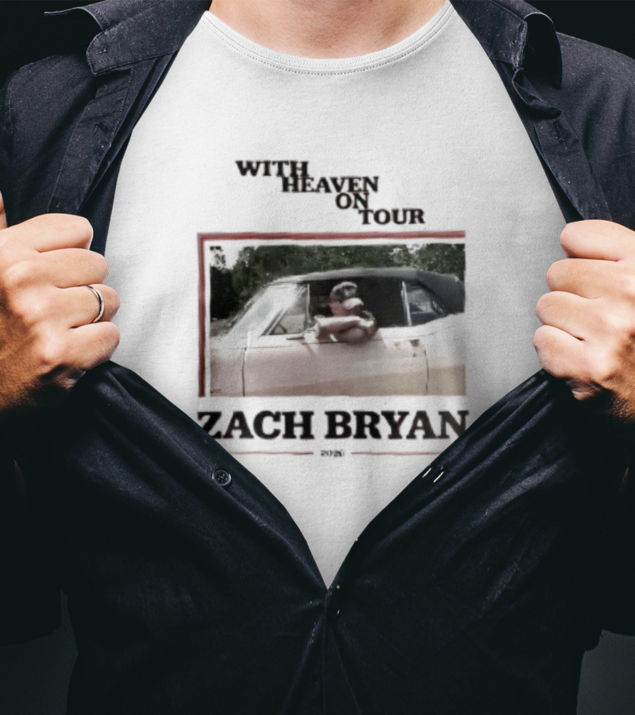 Zach Bryan With Heaven On Tour 2026 T-Shirt