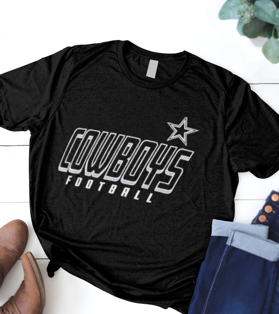 Cowboys Football Star Logo Stylish Apparel T-Shirt