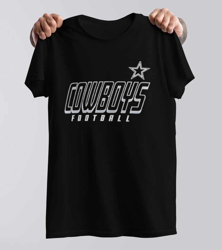 Cowboys Football Star Logo Stylish Apparel T-Shirt