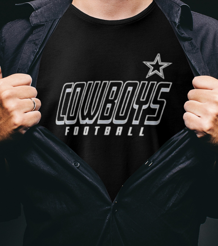 Cowboys Football Star Logo Stylish Apparel T-Shirt