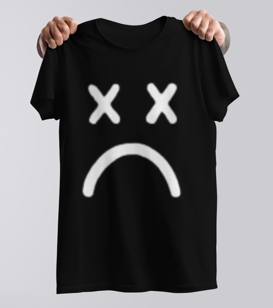 Call Me Karizma My Favorite Genre Is Alt Hardcore Sad Shit XX Frown Face T-Shirt