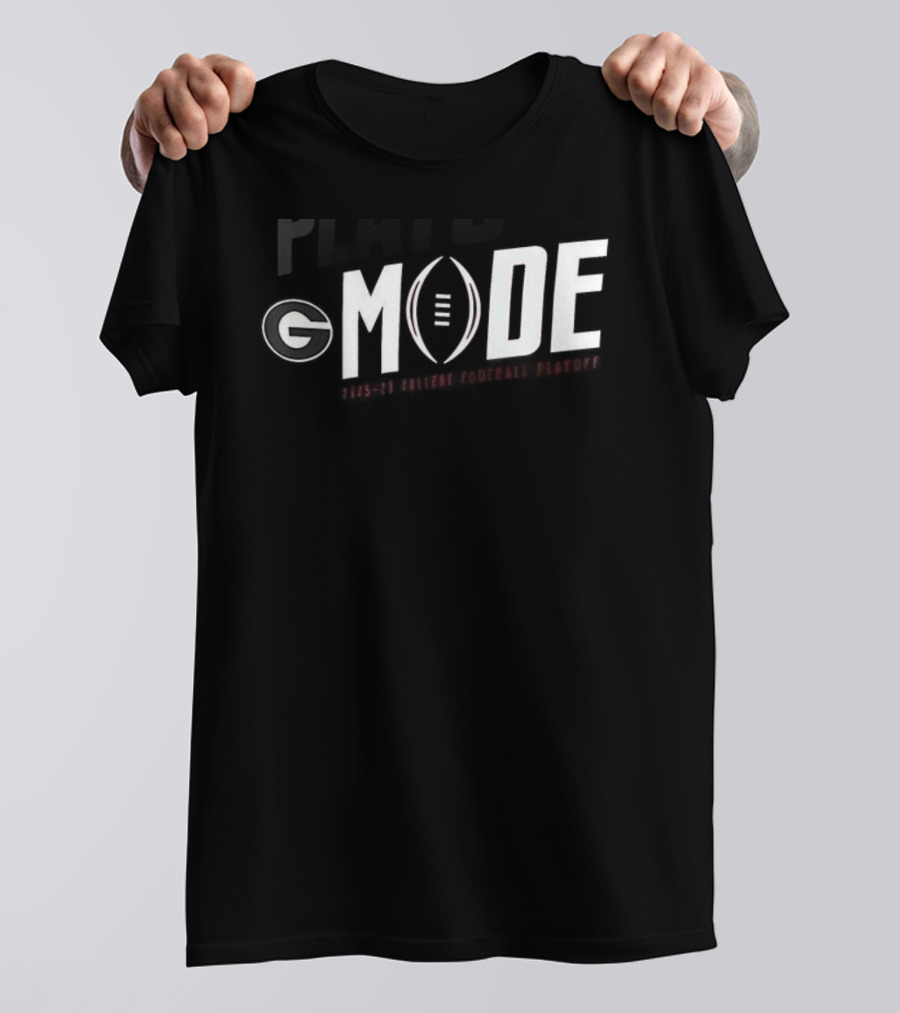 Georgia Bulldogs Playoff Mode College Football Playoff 2025-2026 CFP T-Shirt