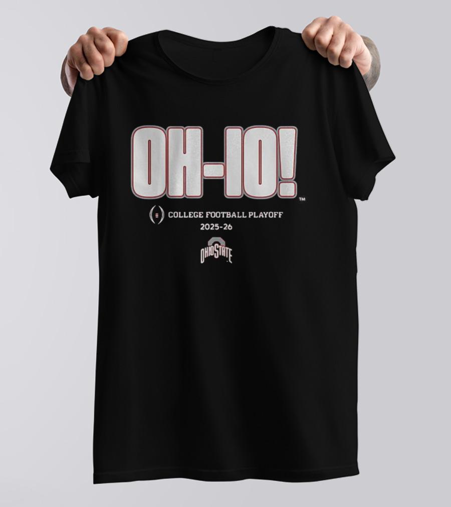 OH-IO College Football Playoff 2025-26 Ohio State Buckeyes T-Shirt