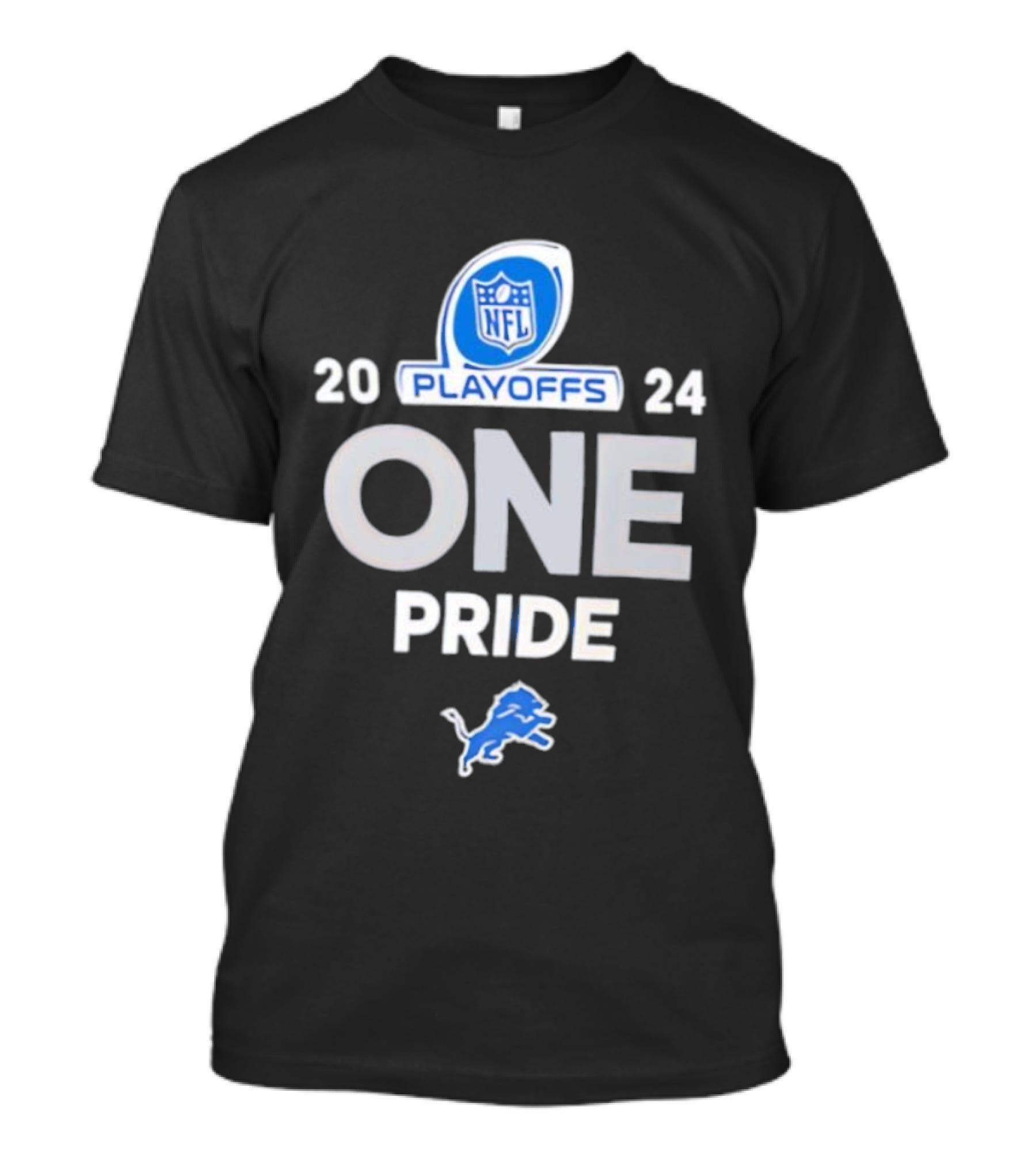Detroit Lions 2025 ONE Pride NFL Playoffs T-Shirt