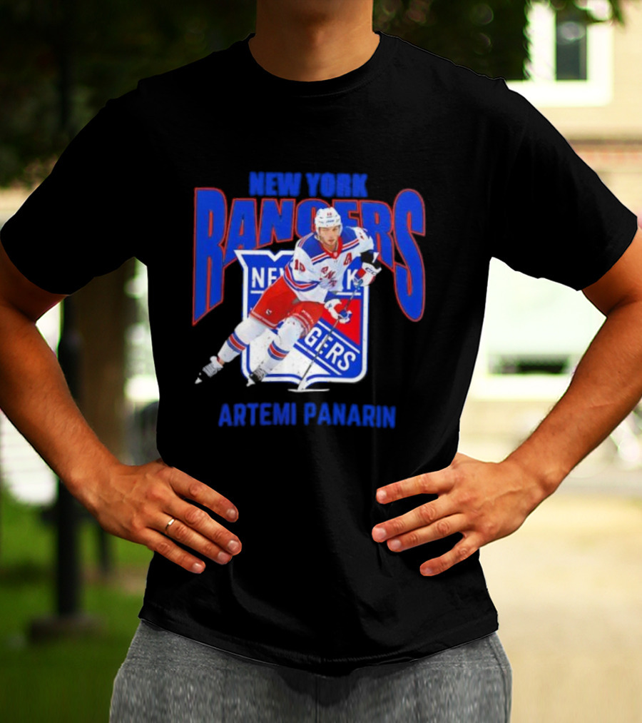 New York Rangers Artemi Panarin Playoffs T-Shirt