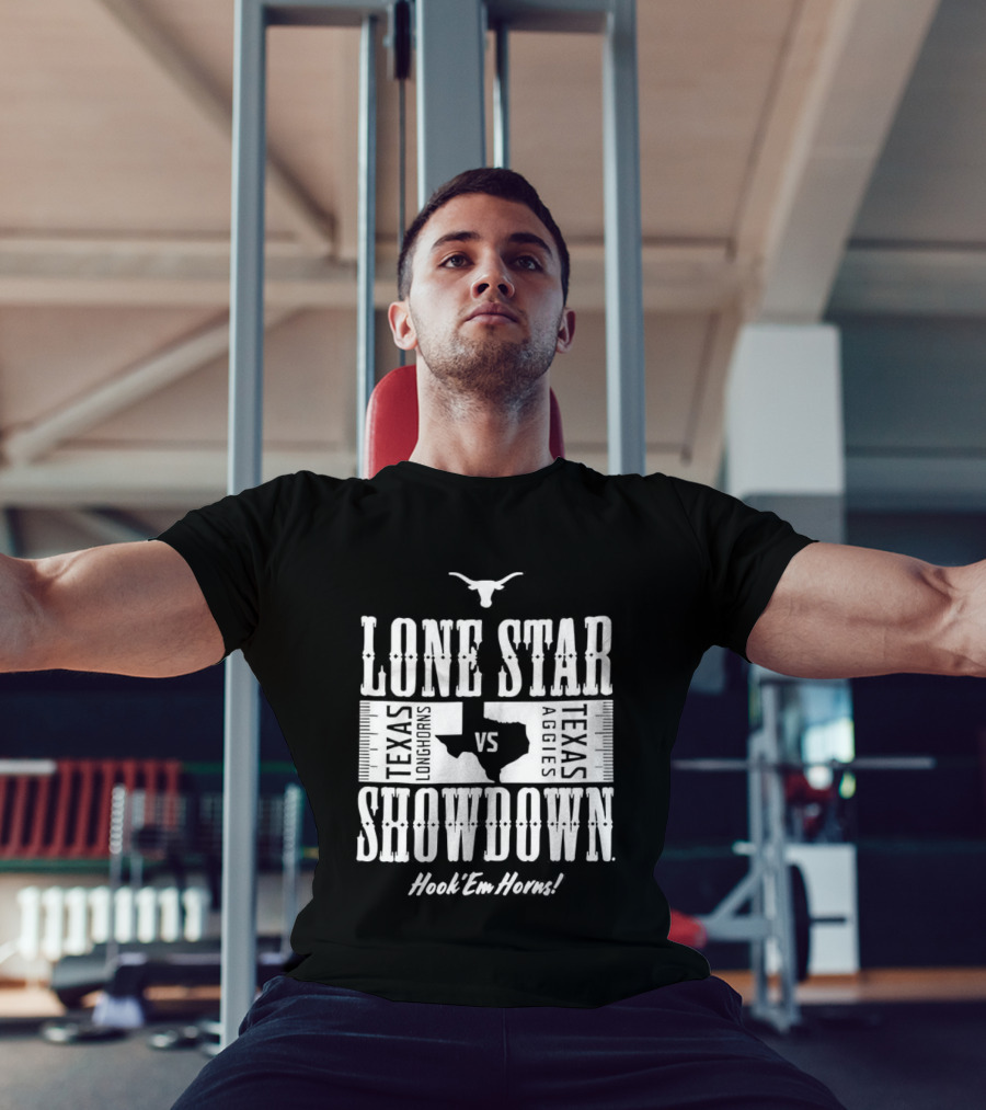 Texas Longhorns Hook ’Em Lone Star Showdown VS A&M T-Shirt