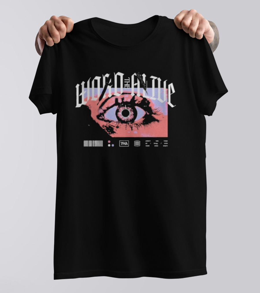 The Word Alive Nocturnal Future Eye Echo Chamber The Real You T-Shirt
