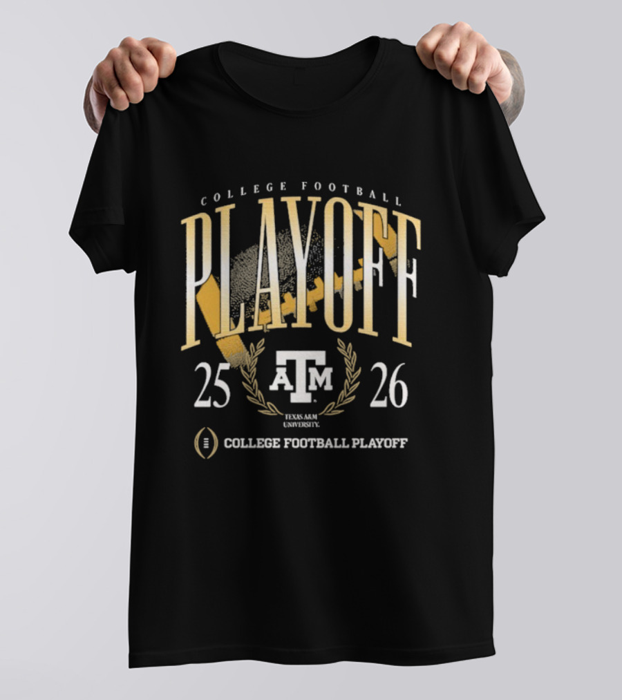 Texas A&M Aggies 2025 2026 College Football Playoff Championship T-Shirt