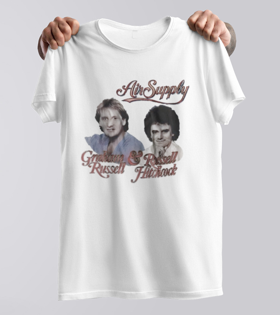 Air Supply Graham Russell Russell Hitchcock Vintage T-Shirt