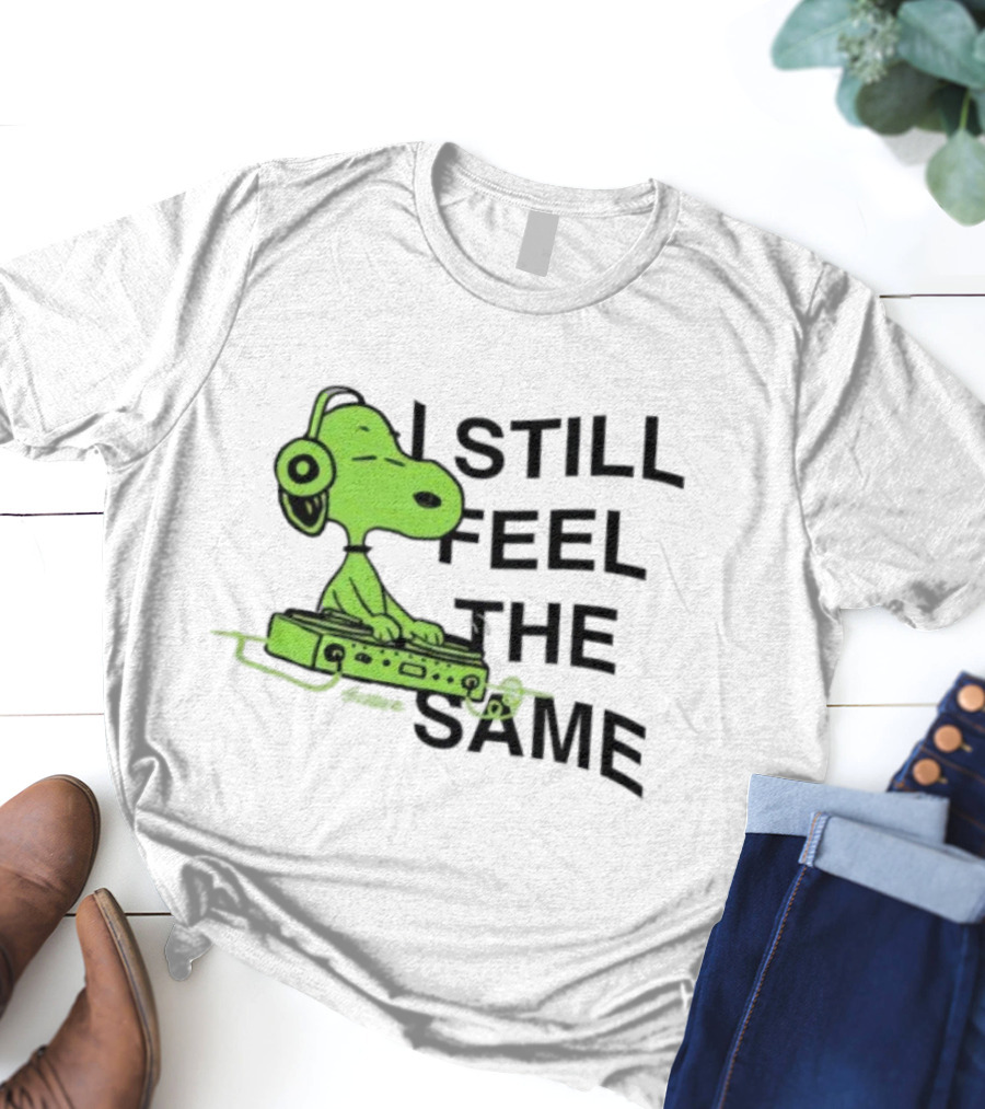 Antisocialsocialclub Merch Assc X Peanuts I Still Feel The Same Dj Snoopy T-Shirt