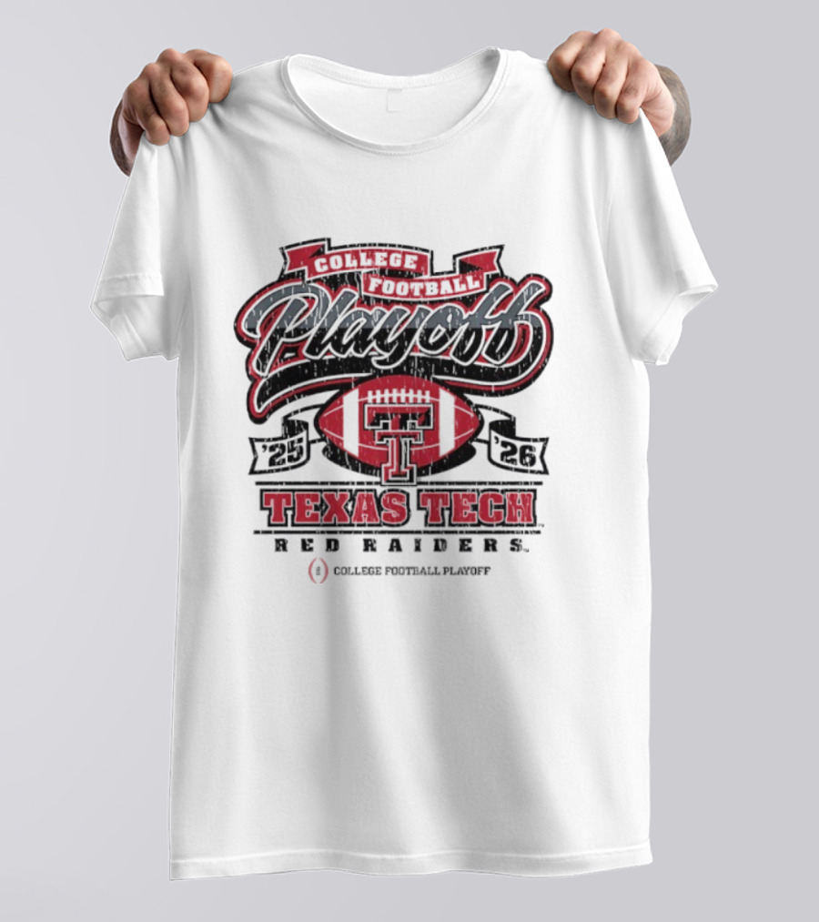 Texas Tech Red Raiders College Football Playoff Retro 2025 2026 T-Shirt
