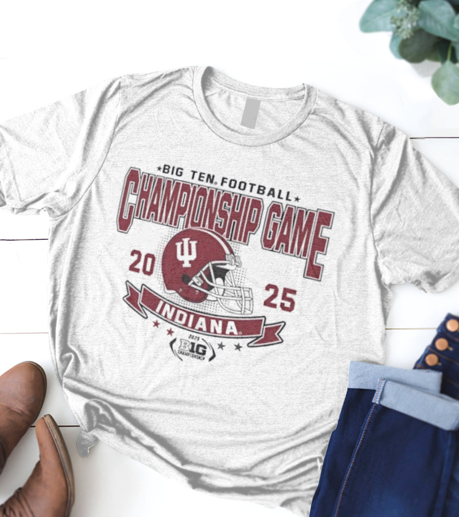 Indiana Hoosiers 2025 Big Ten Football Championship Game T-Shirt