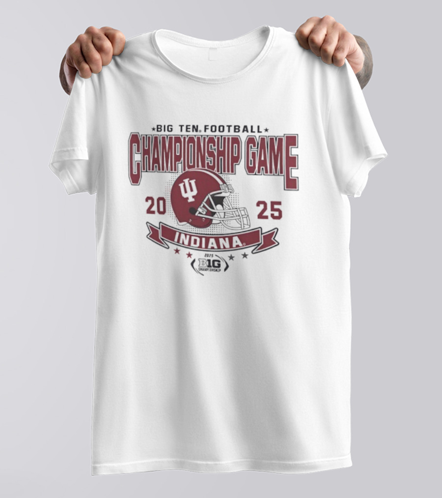 Indiana Hoosiers 2025 Big Ten Football Championship Game T-Shirt