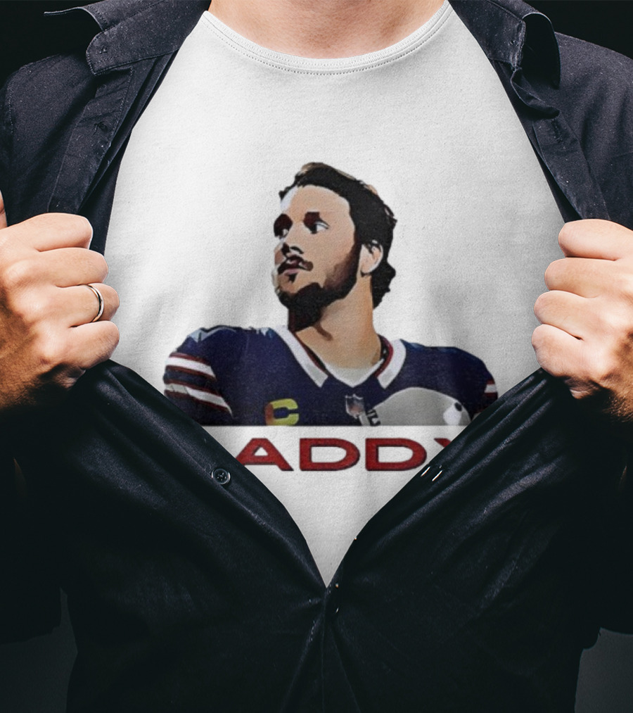 Josh Allen Daddy Buffalo Bills Quarterback NFL T-Shirt