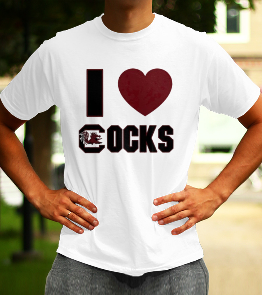 South Carolina Gamecocks I Heart Cocks T-Shirt
