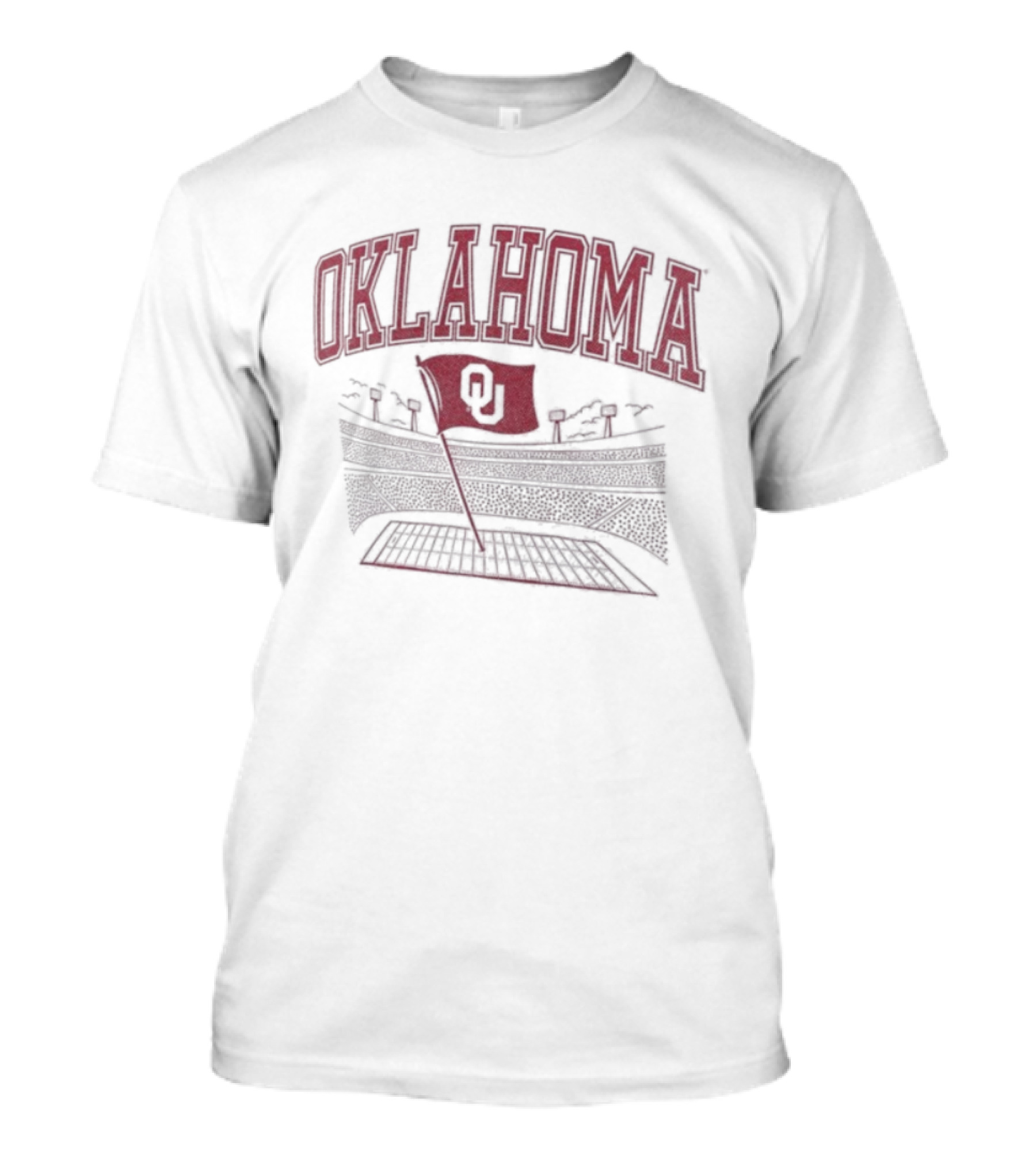 Oklahoma Sooners Flag Plant College Football Team Spirit T-Shirt