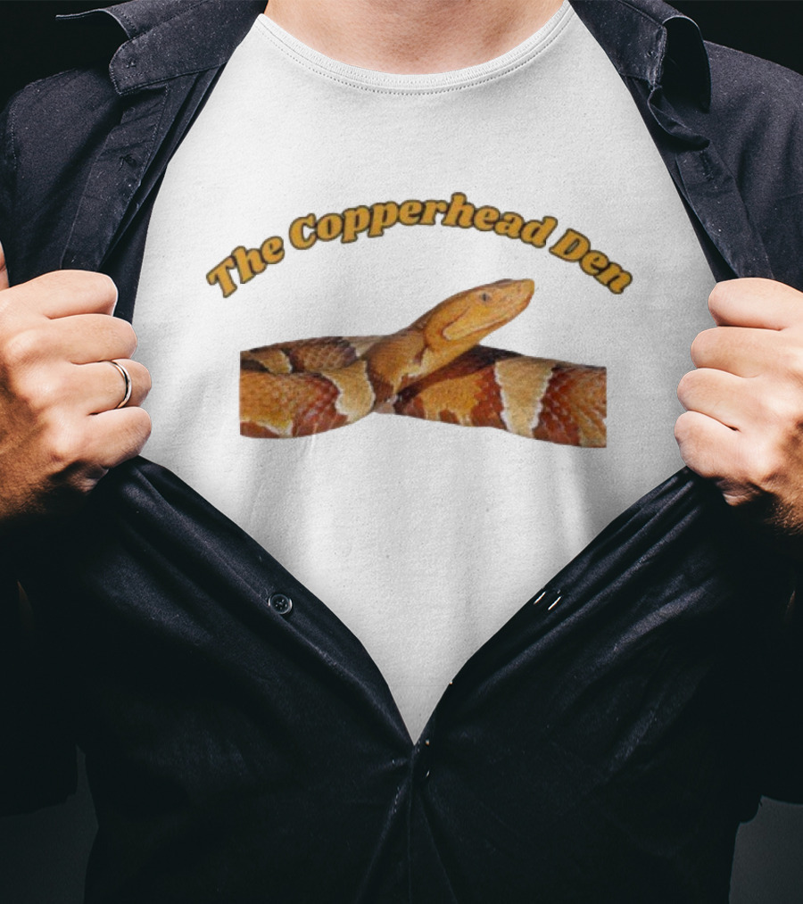 The Copperhead Den Snake Image T-Shirt