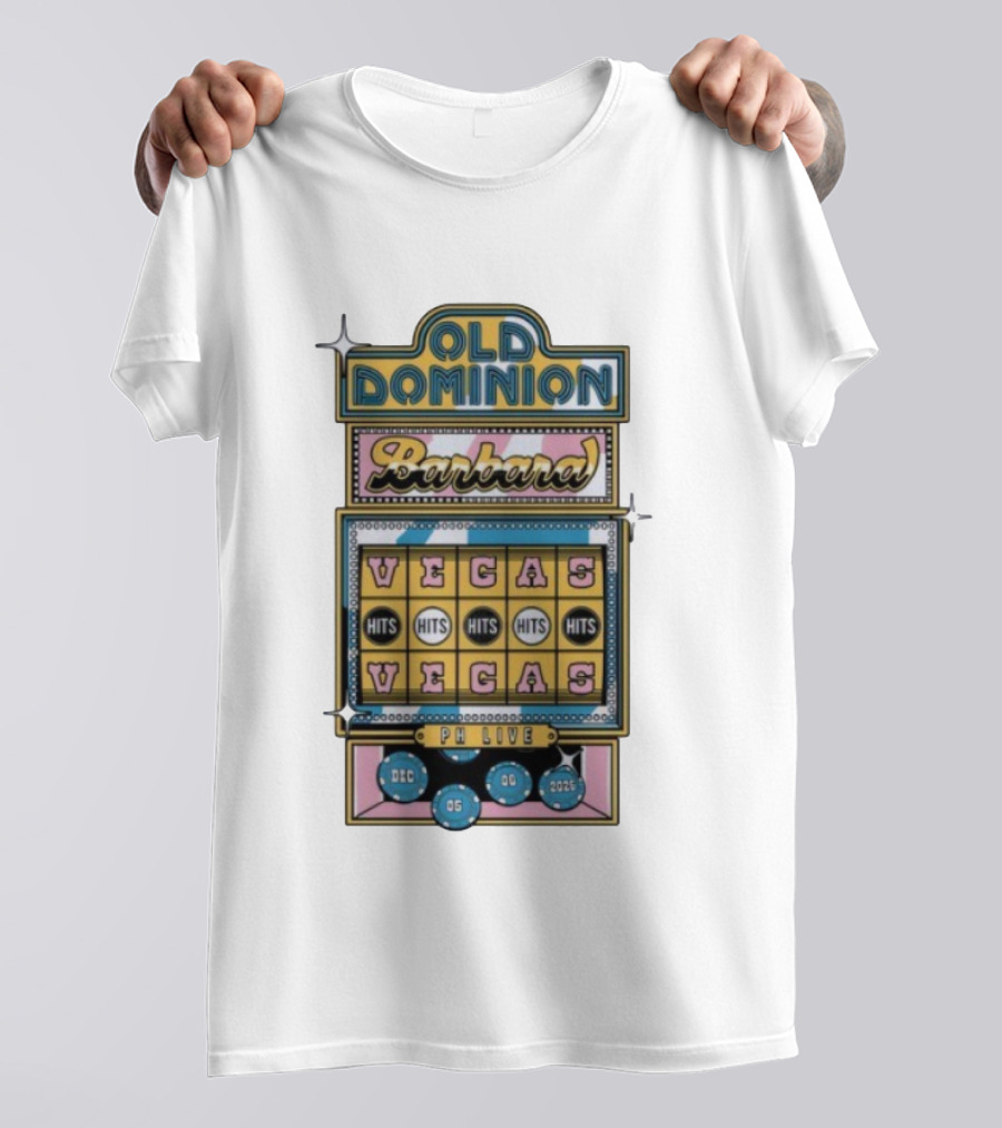 Old Dominion Vegas Slot Machine PH Live Dec 5 2025 T-Shirt