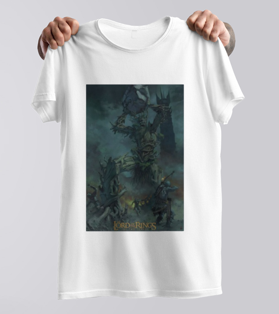 Lord Of The Rings The Two Towers Ent Battle Tolkien T-Shirt