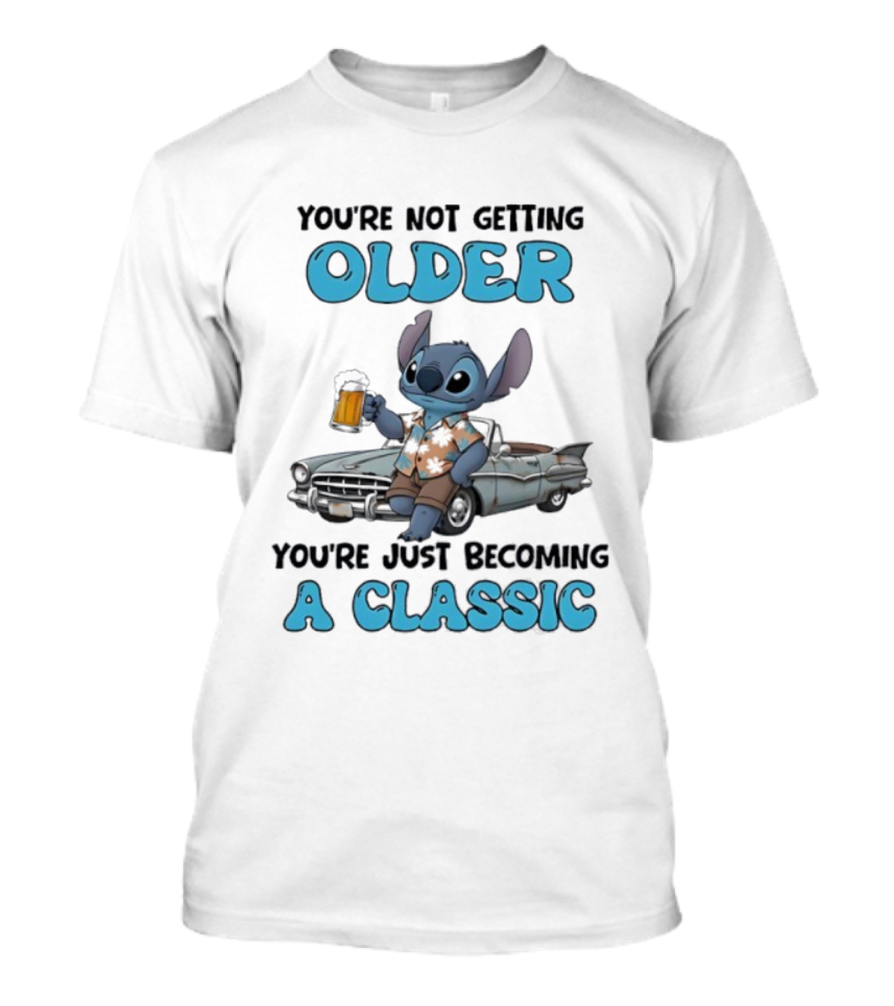 Stitch You're Not Getting Older You're Just Becoming A Classic Popsicle Outfit T-Shirt