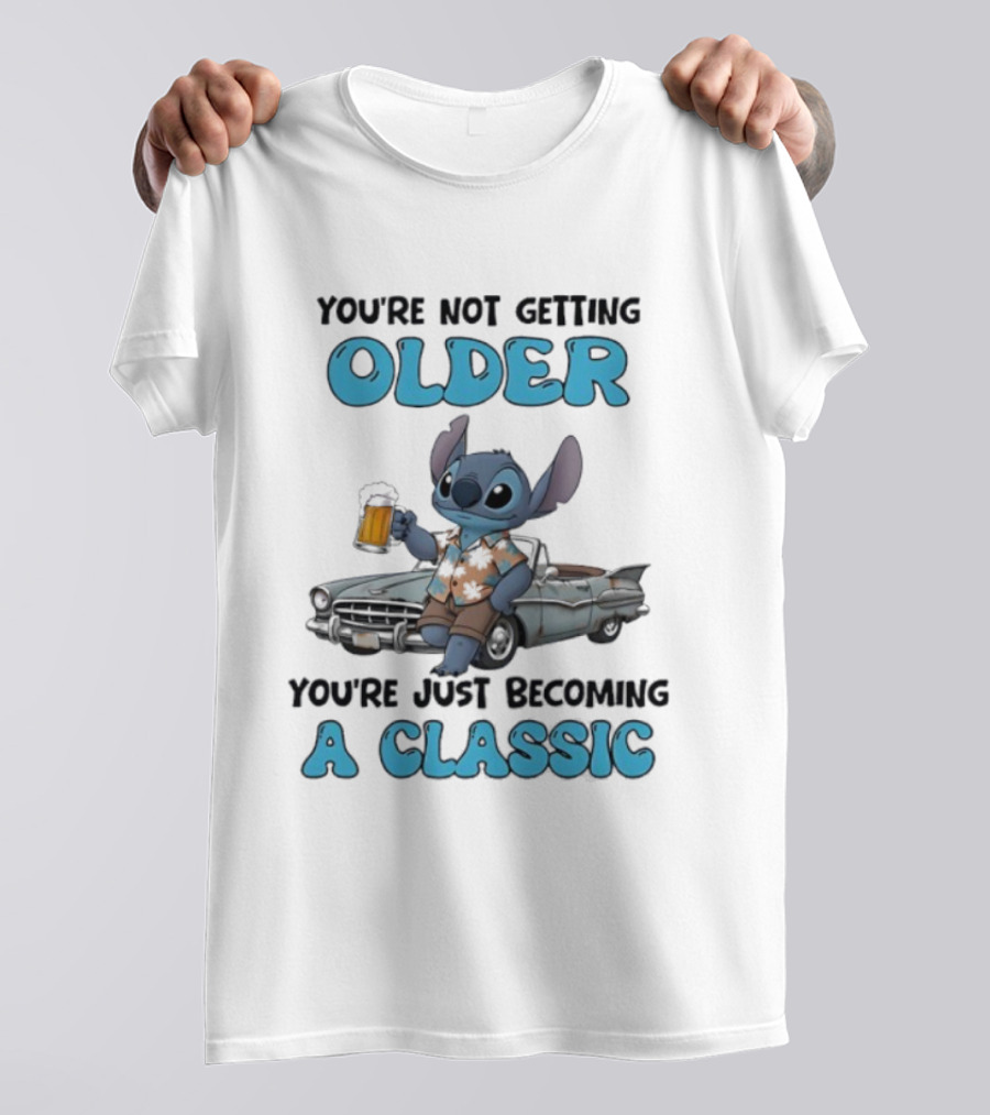 Stitch You're Not Getting Older You're Just Becoming A Classic Popsicle Outfit T-Shirt