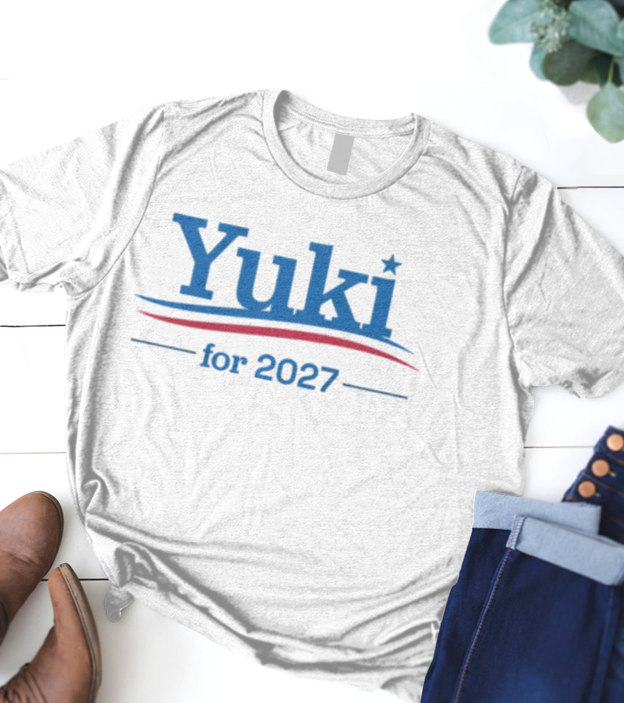 Yuki Tsunoda 2027 Campaign Star Blue Red T-Shirt