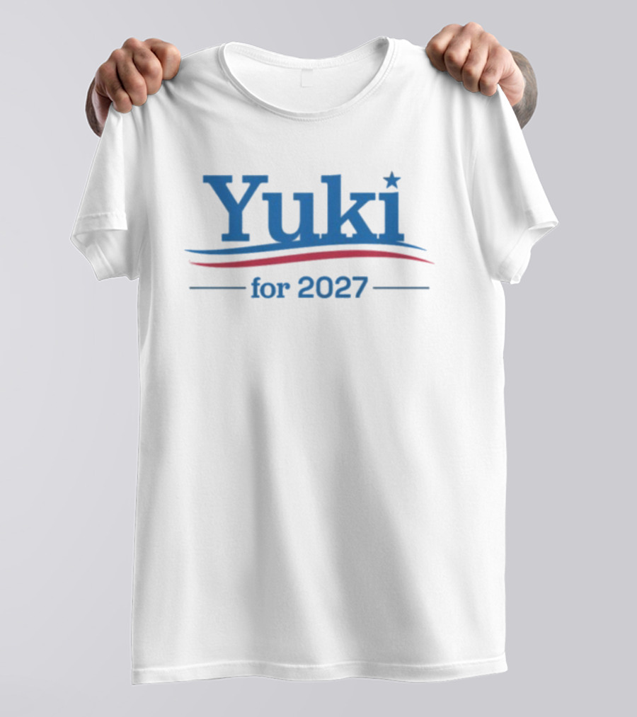 Yuki Tsunoda 2027 Campaign Star Blue Red T-Shirt