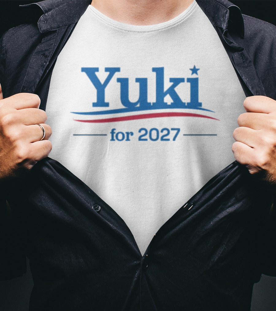 Yuki Tsunoda 2027 Campaign Star Blue Red T-Shirt