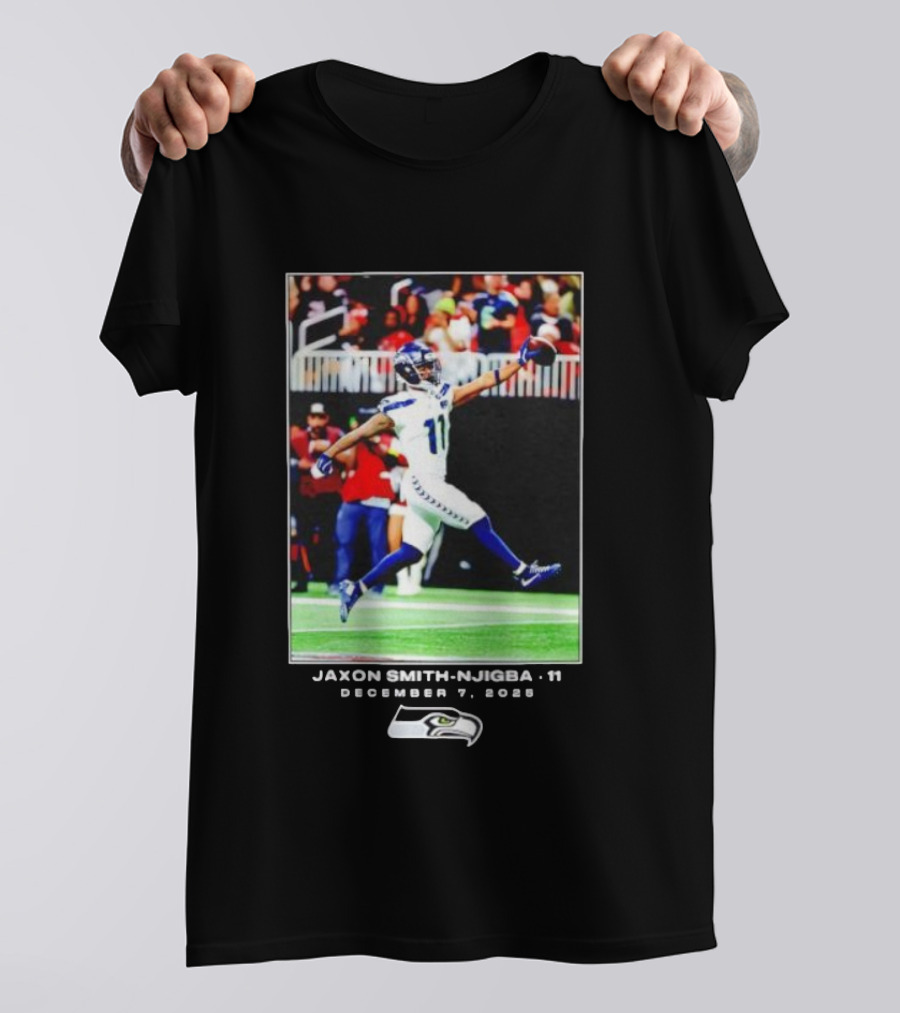 Seattle Seahawks Jaxon Smith-Njigba December 7 2025 NFL Action T-Shirt
