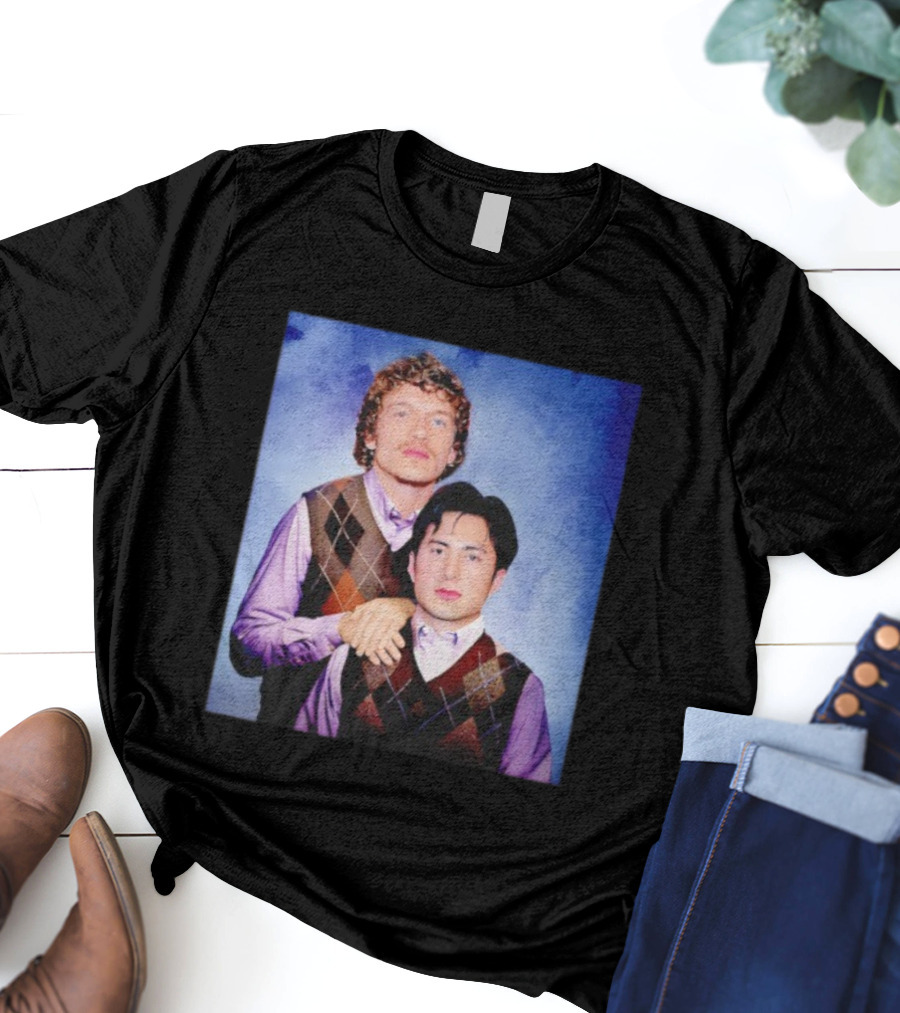 Shane Hollander Ilya Rozanov Step Brothers Argyle Sweaters Portrait T-Shirt