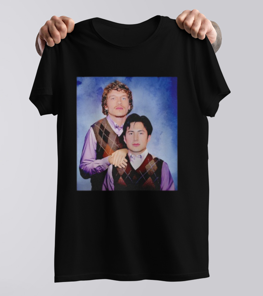Shane Hollander Ilya Rozanov Step Brothers Argyle Sweaters Portrait T-Shirt