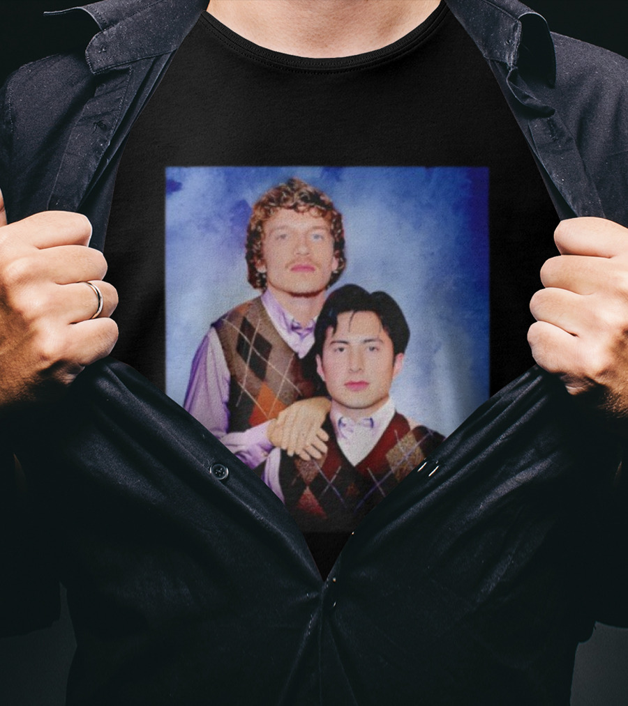 Shane Hollander Ilya Rozanov Step Brothers Argyle Sweaters Portrait T-Shirt