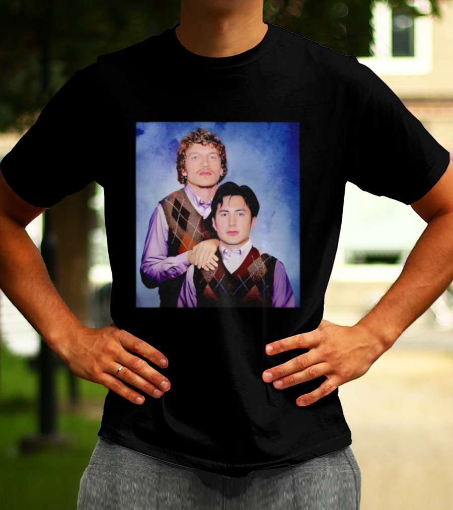 Shane Hollander Ilya Rozanov Step Brothers Argyle Sweaters Portrait T-Shirt