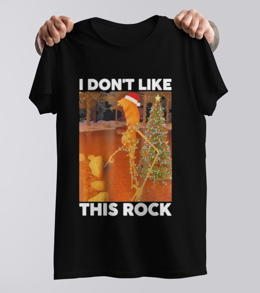 Marcus The Worm Christmas I Don’t Like This Rock T-Shirt