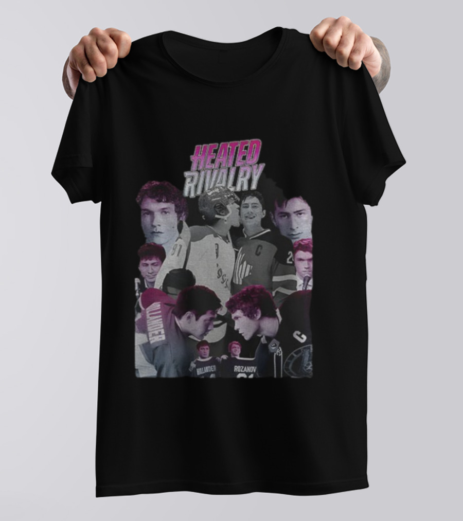 Heated Rivalry Ilya Rozanov Licks Shane Hollander Face Hollander Rozanov 91 C T-Shirt
