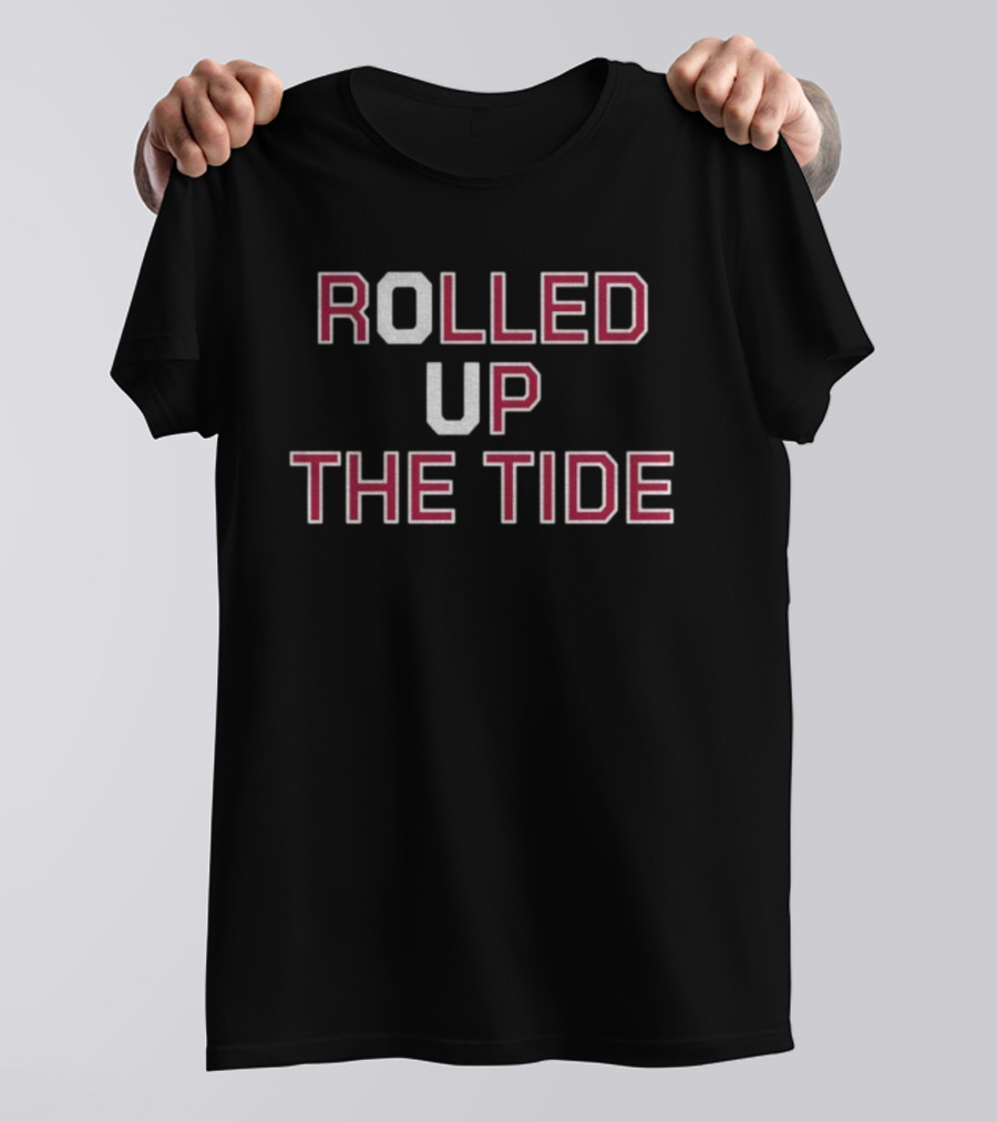 Oklahoma Sooners Rolled Up The Tide Football 2025 T-Shirt