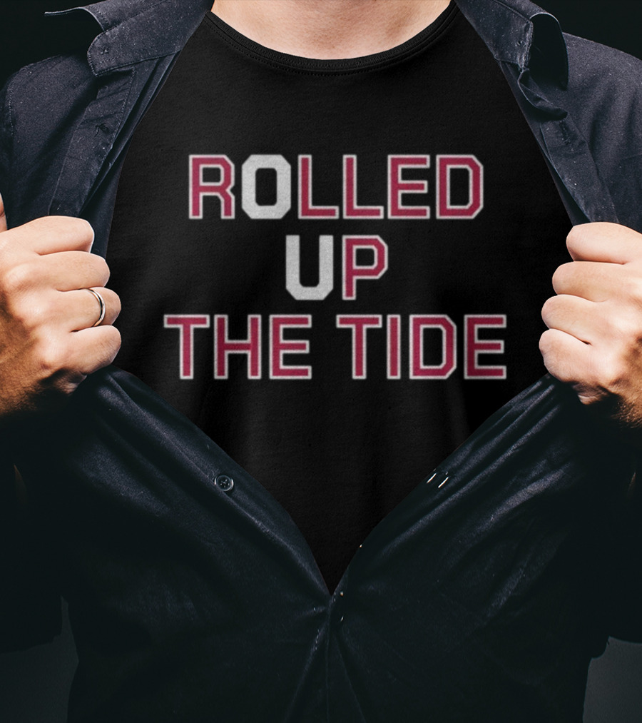 Oklahoma Sooners Rolled Up The Tide Football 2025 T-Shirt