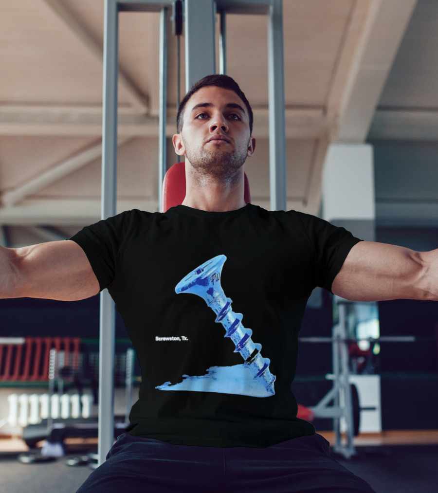 Screwston TX FWY Blue Ice Screw T-Shirt