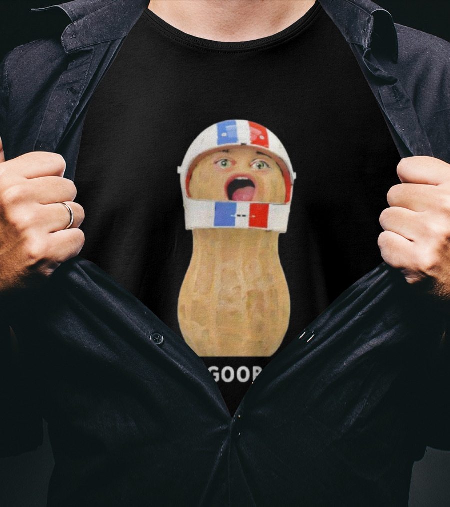 Goop Goop Goop Peanut Football Helmet T-Shirt