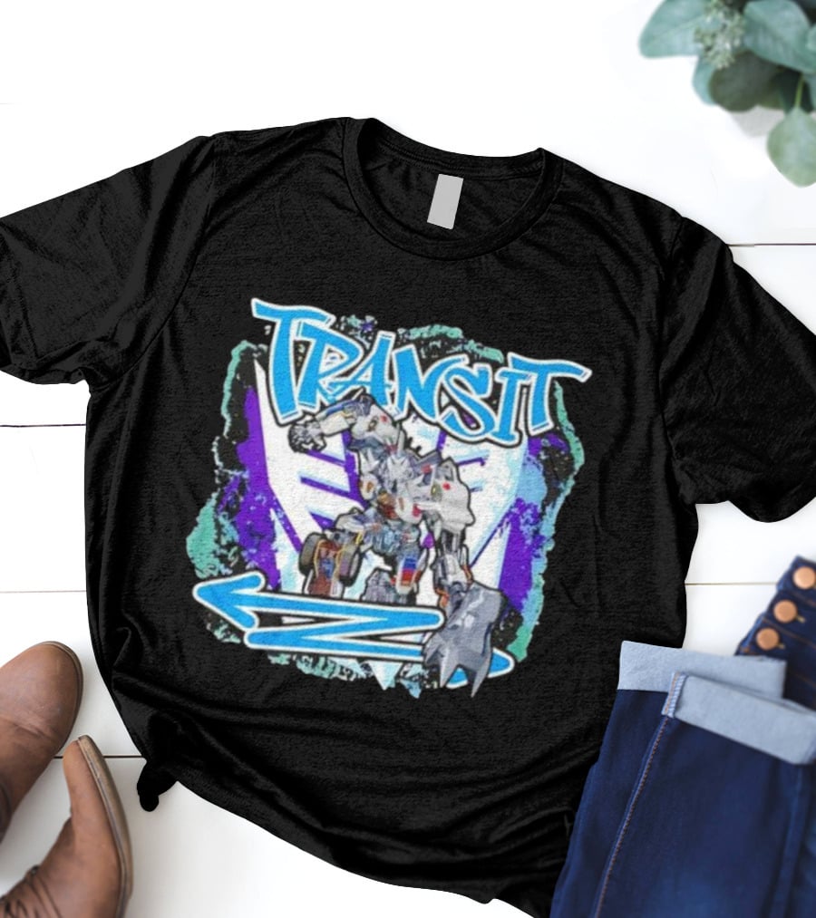 Transit Robot Transformers Arrow Style T-Shirt
