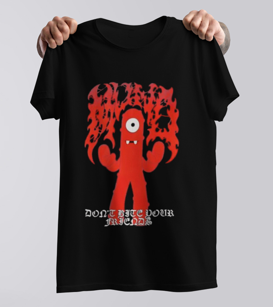 Yo Gabba Gabba Muno Don't Bite Your Friends Metal Classic T-Shirt